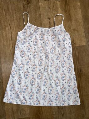 Mac Duggal White Floral Strappy Slip Dress Mini